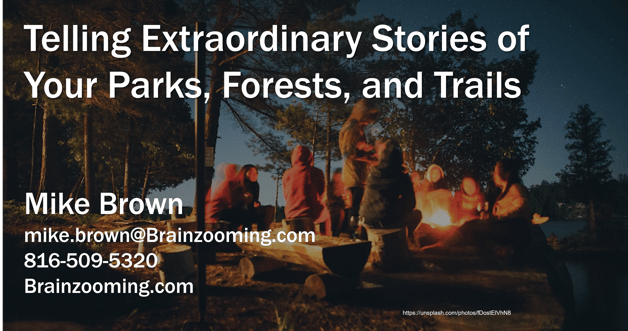 Extraordinary Storytelling Opening Slide