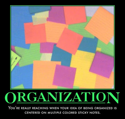 Organization - Another Take on Sticky Notes