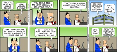 Dilbert - 4 Ways to Come Up with New Ideas in a Bad Place