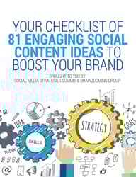 81 Social Media Content Marketing Ideas - FREE eBook
