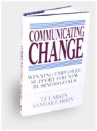 No They Aren’t Reading Your Fancy Magazine - Communicating Change, Winning Employee Support for New Business Goals, by TJ Larkin and Sandar Larkin