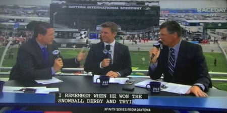 Jamie McMurray living out his personal branding strategy.