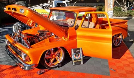 Orange-Pickup-Truck