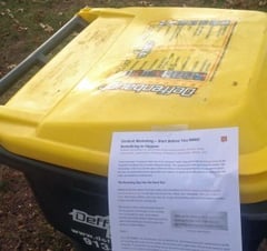 Content Marketing on Recycling Bin