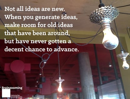 Innovative Ideas - Make Room for Old Ideas